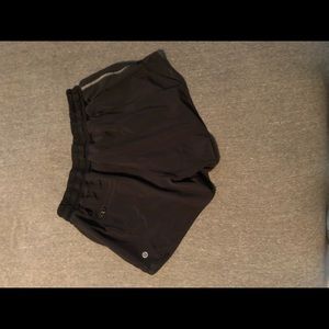 RARE Black Lululemon Hotty Hot *Long 4’’ Size 8